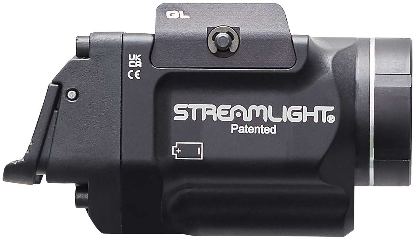 Streamlight 69411 TLR-8X sub 500-Lumen Rail-Mounted Tactical Weapon Light with Integrated Red Aiming Laser Exclusively for Glock 43X/48 MOS/Rail Only, Black