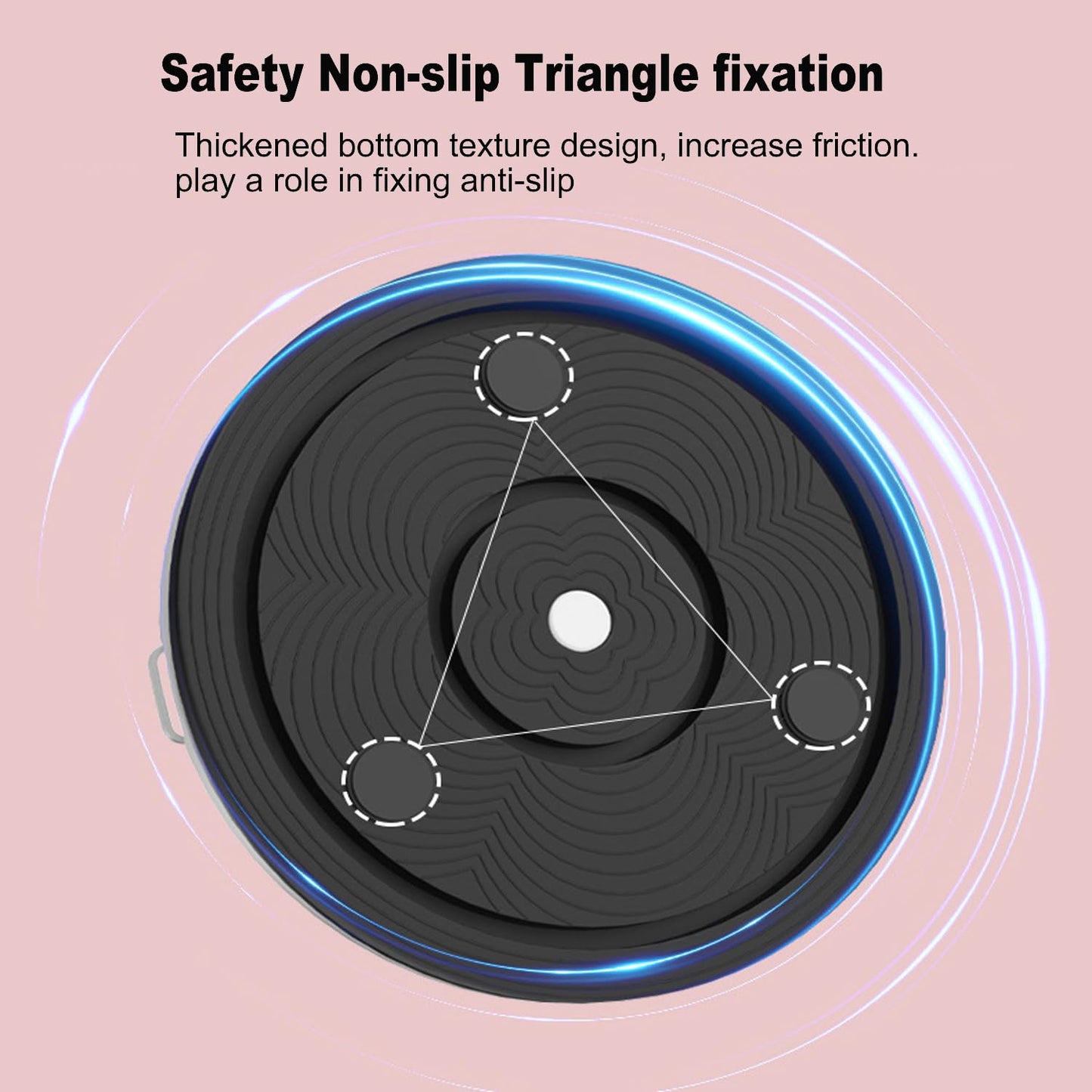 Ab Twist Waist Disc Board,Adjustable Waist Trainer Twisting Disc with Handles,Waist Slimming Balance Rotating Disc with Massage Foot Sole for Slimming Waist Arms Hips and Thighs