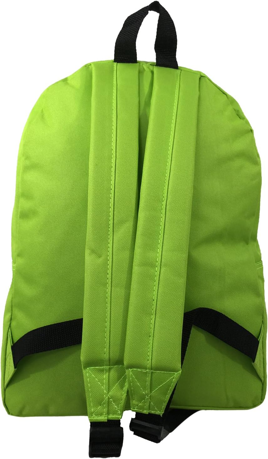 16inch Simple/Basic Backpack Book bag Fluorescent Green