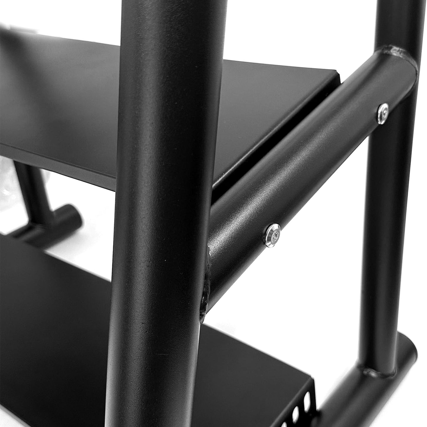 Kettlebell Storage Rack, 2-Tier Weight Racks, Kettlebell Stand, Dumbbell and Kettlebell Rack for Home Gym, Black