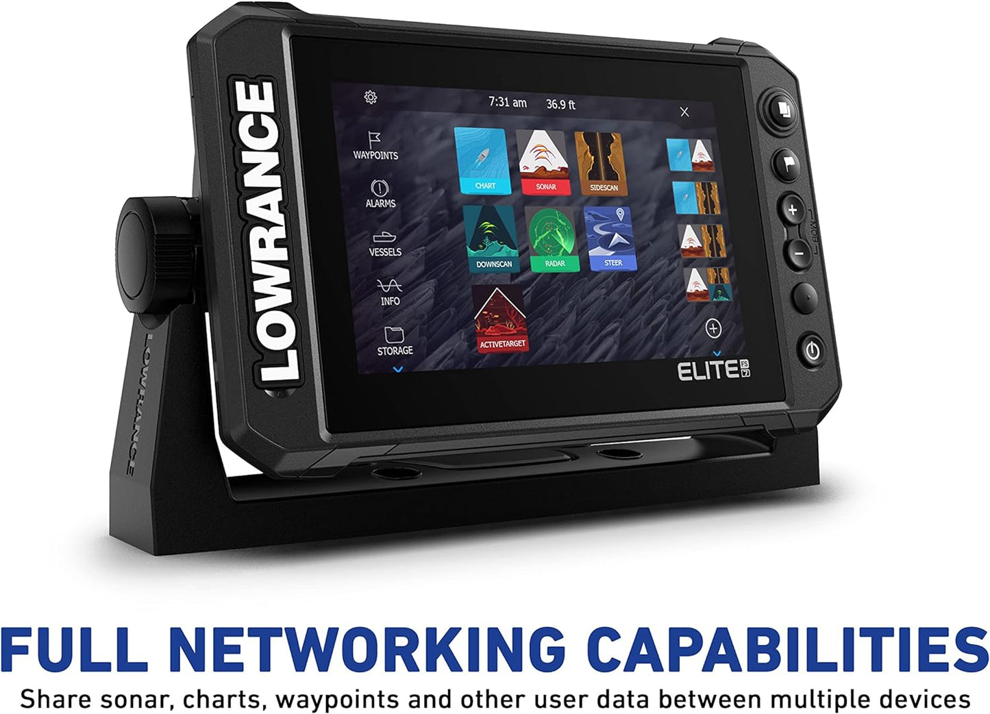 Lowrance Elite FS Fishfinder/Chartplotter, Available with and Without Transducer