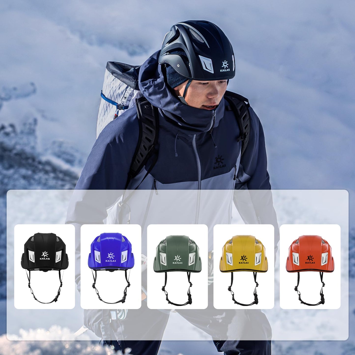 KAILAS Rock Climbing Helmet Men Arborist Half Helmet Rescue Mountaineering Hiking Caving Lightweight Adults Adjustable