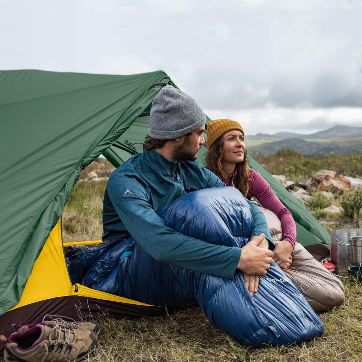 Naturehike Star River 2 Person Backpacking Tent, Lightweight Waterproof 2 Person Camping Tent, Double Layer Two Person Tents for Camping, Hiking, Cycling