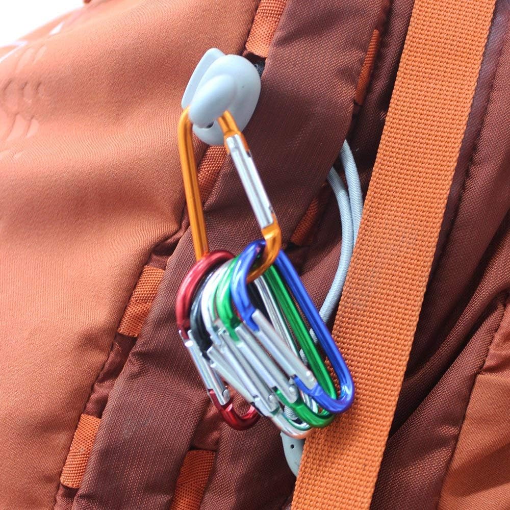 30 pcs Carabiner Clip Keychain Small Caribeaner Clip Keys Chain