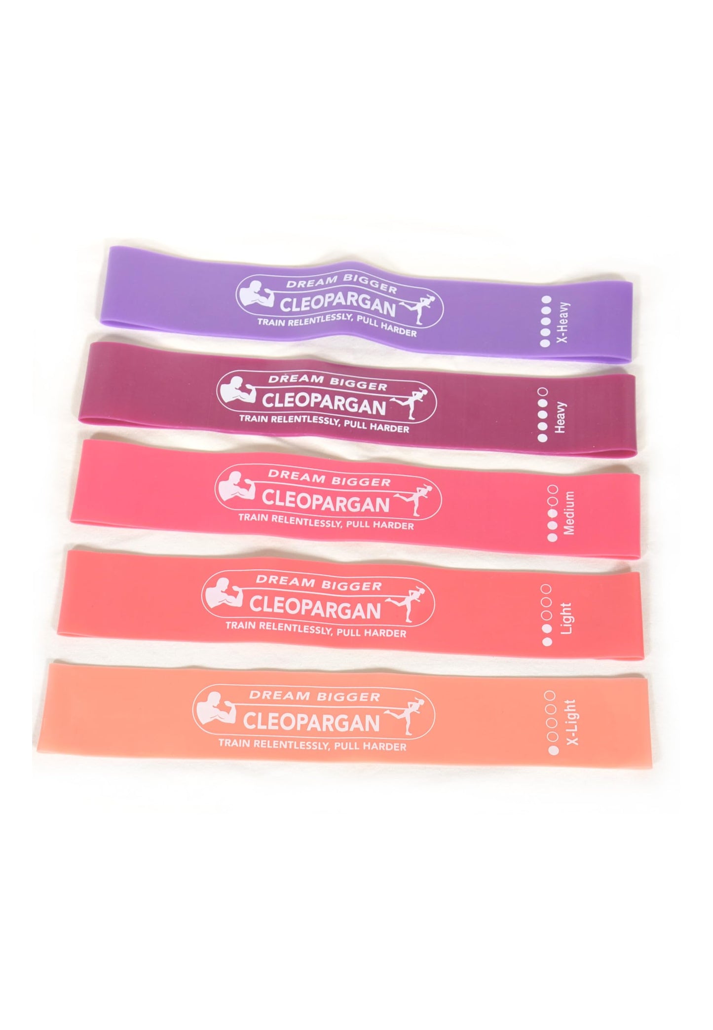 10 Premium Resistance Bands Set: Multi-Color Loop Bands for Home & Gym - Full Body Workout, Strength Training, Physiotherapy - Unisex