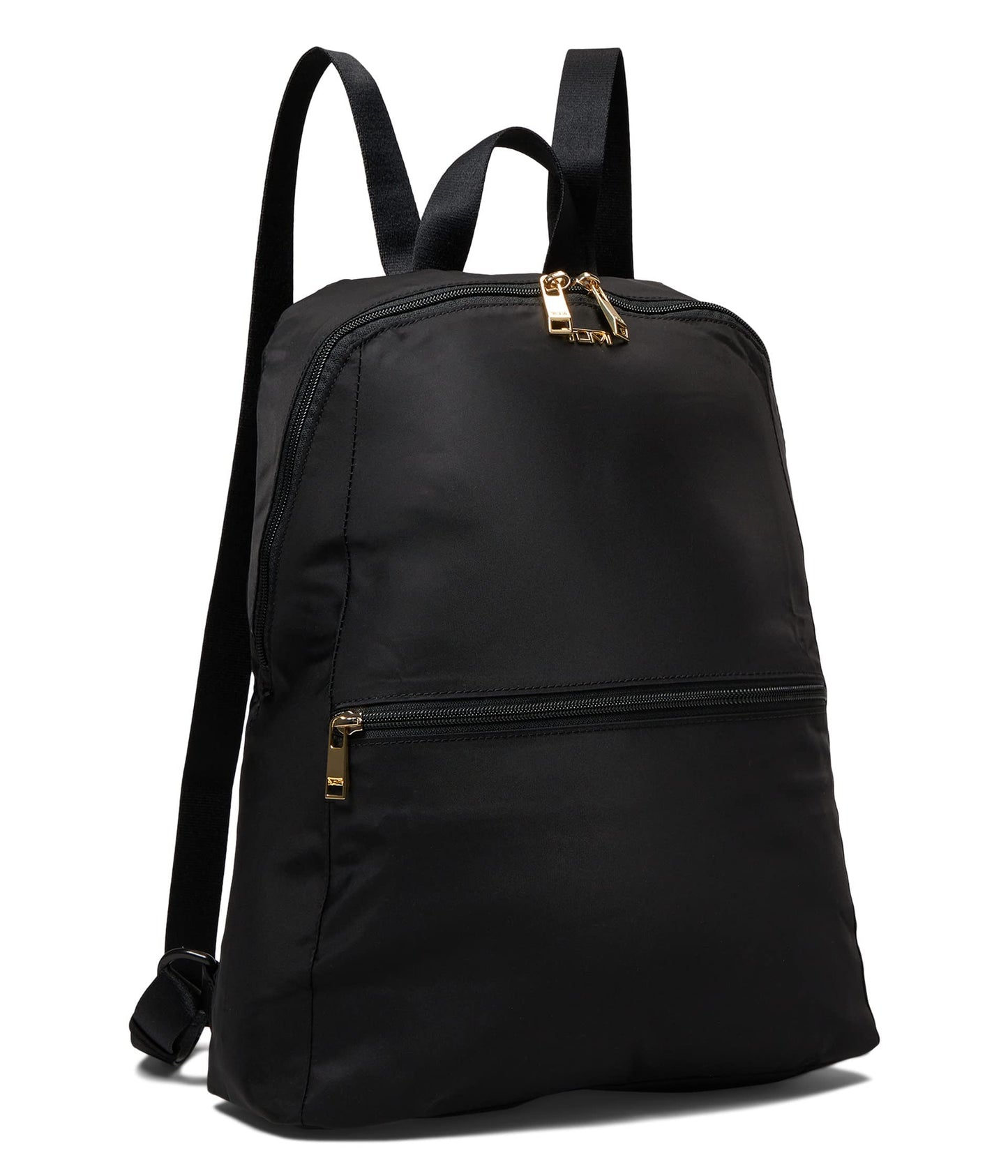 TUMI - Just In Case Foldable Backpack - Lightweight, Compact Travel Backpack - For One Bag Travel - 15.5" X 12.3" X 4.5" - Black with Gold Hardware