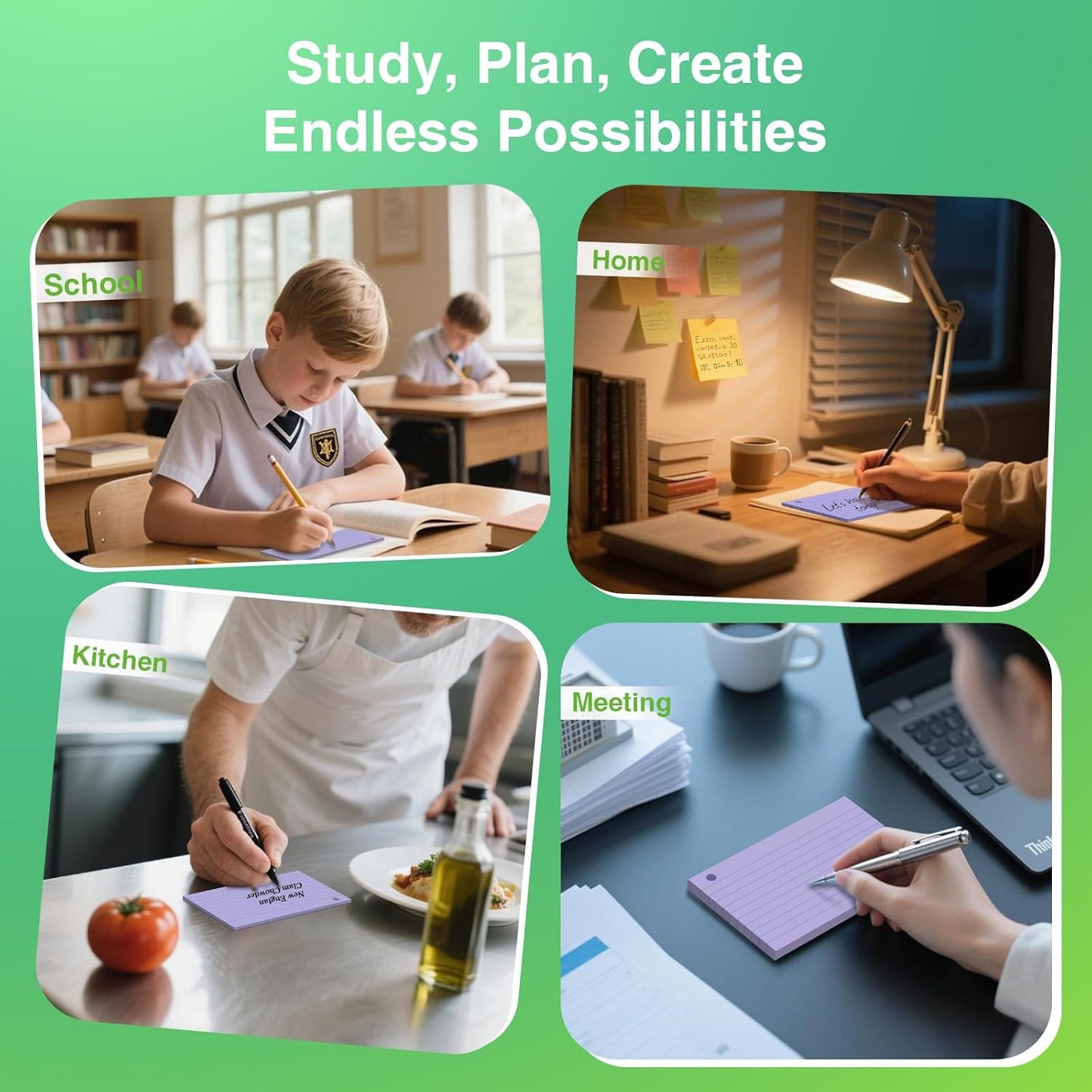 250 Count Pink Index Cards with Ring 3 x 5 Inch Heavyweight Ruled Index Cards, Flash Cards for School & Office Supplies and Home Organization, Durable Study To Do List Note Cards with Ruled Lines