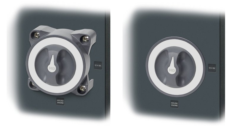 Blue Sea Systems 3003 Heavy Duty Battery Switch with Alternator Field Disconnect, 1-2-Off-Both