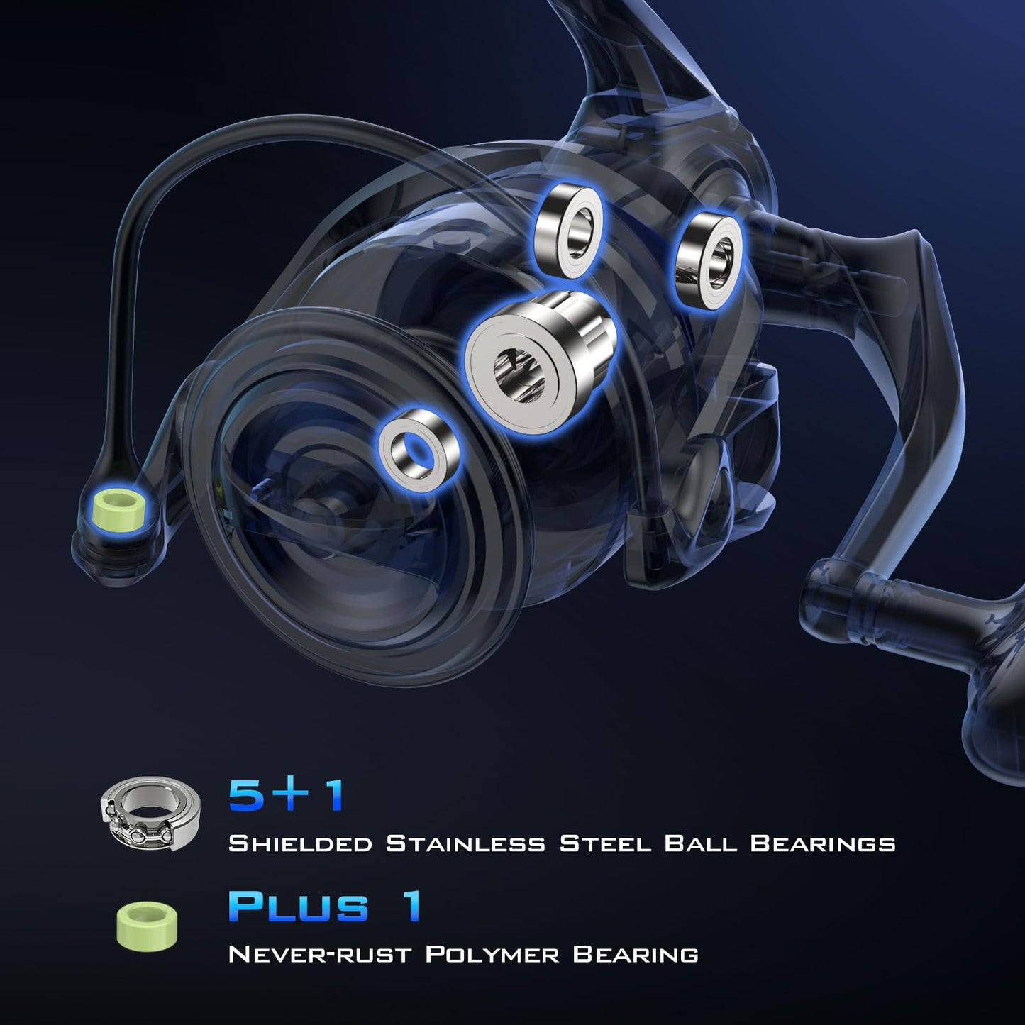 KastKing Kapstan Spinning Saltwater Reel,Size 3000