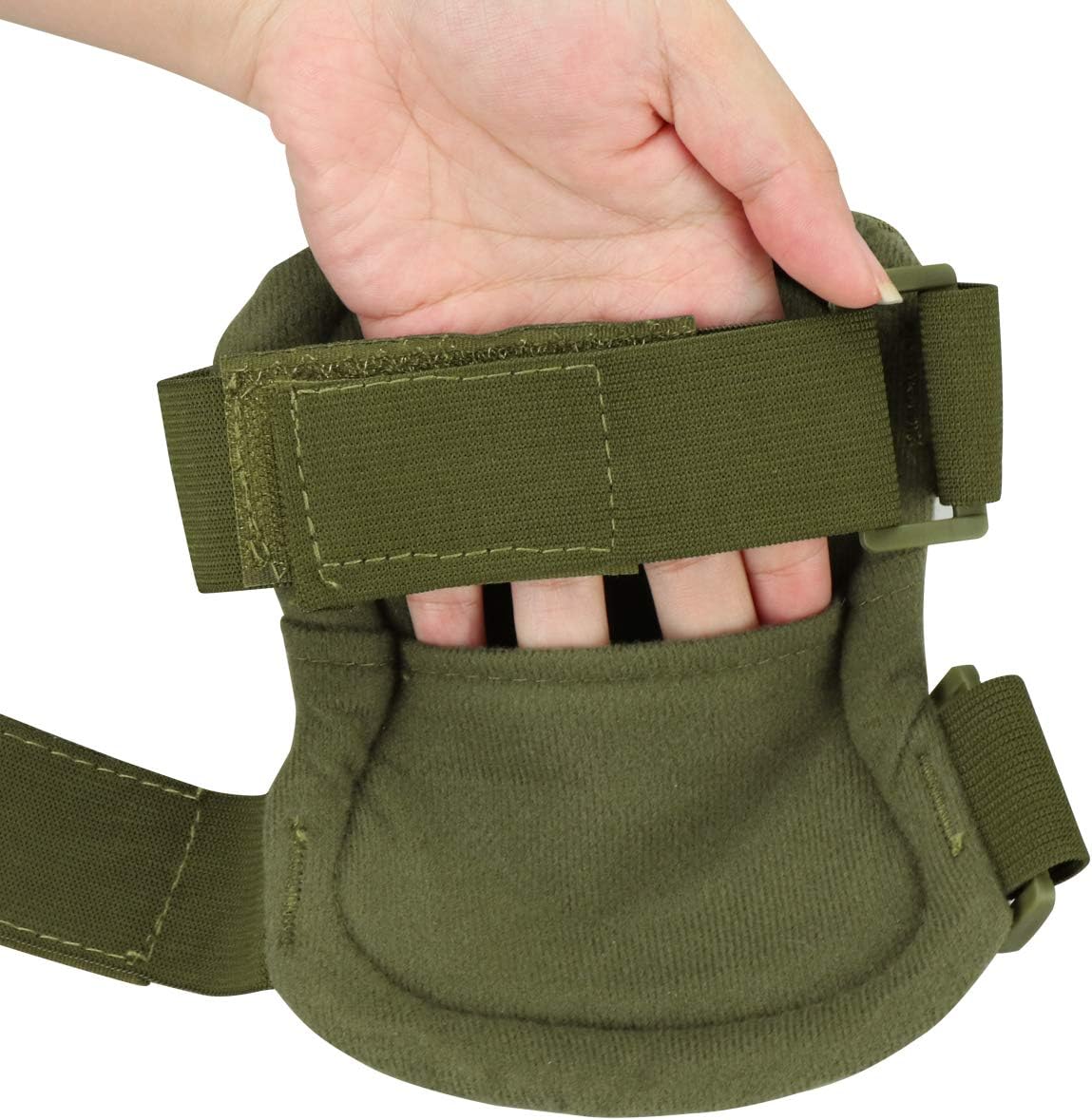 AOUTACC Tactical Combat Knee & Elbow Protective Pads Set for Outdoor CS Paintball Game Cycling Safety Skateboarding Gear Skates Knee Protection Guard Pads