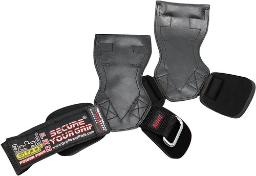 Lifting Grips PRO Weight Gloves Heavy Duty Barbell Gymnastics Straps Alternative to Power Hooks Deadlifts Adjustable Neoprene Padded Wrist Wrap