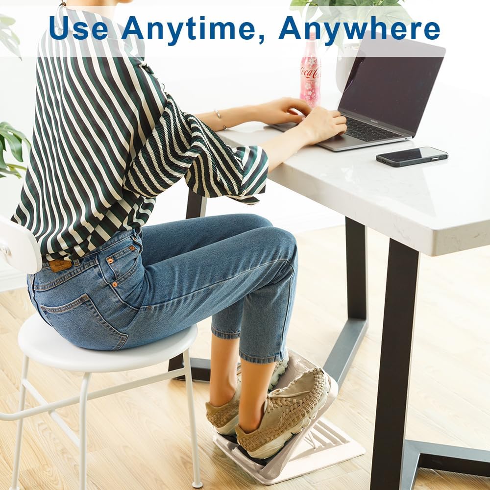 StrongTek Portable Slant Board, Lightweight 3.7 lbs, 5-Level Adjustable Calf Stretch Board (20°–50°) with Non-Slip Surface for Safe Stretching, Improved Ankle Flexibility, Balance & Rehab Anywhere
