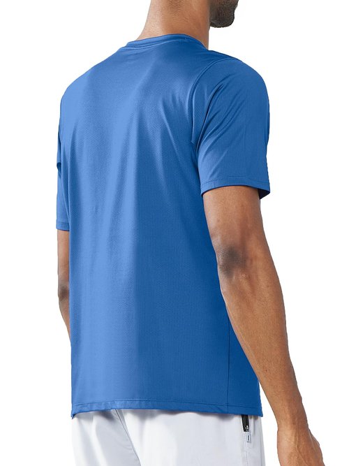 NORTHYARD Men's Athletic Running T-Shirts Workout Lightweight Short Sleeve Performance Shirts Top Tee Greyblue XL