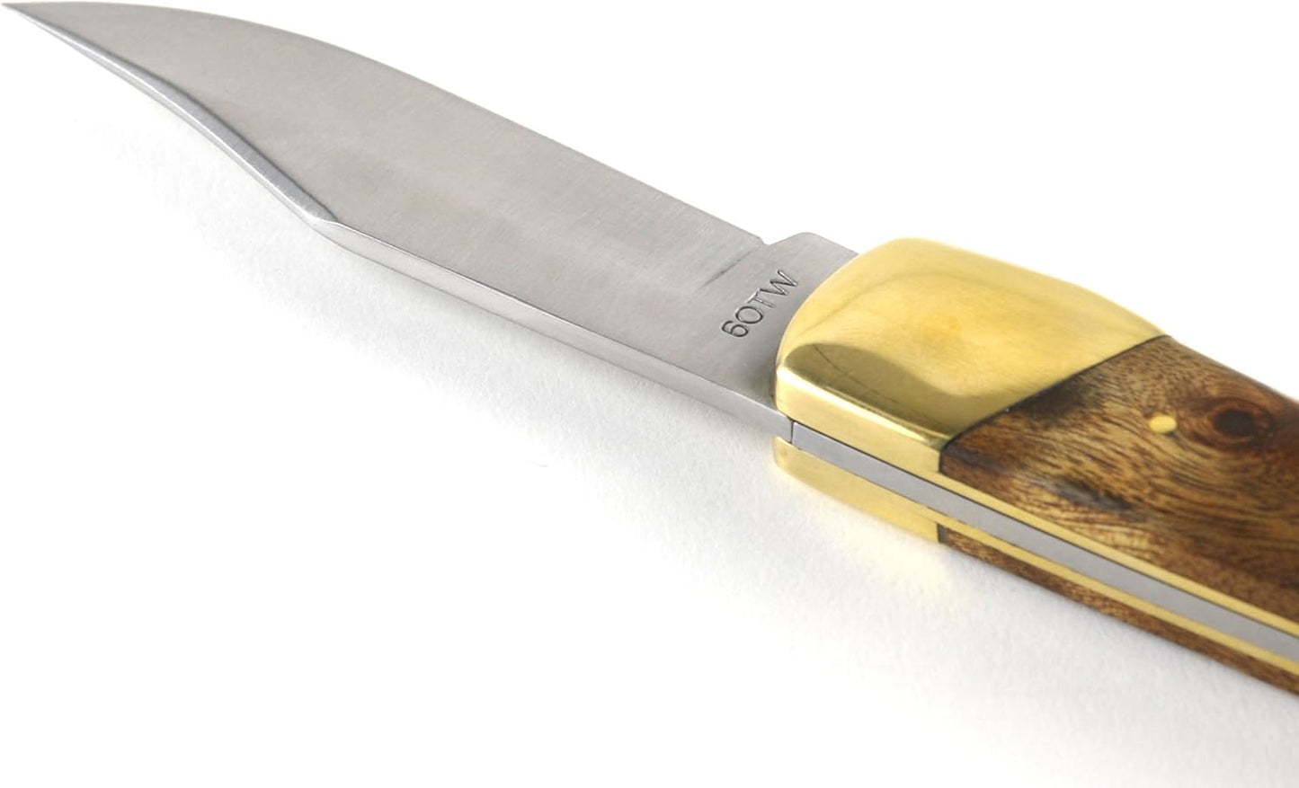 Schrade Old Timer 6OTW Golden Bear 8.7in S.S. Traditional Lockback Folding Knife with 3.9in Clip Point Blade and Wood Handle for Outdoor, Hunting, Camping and EDC
