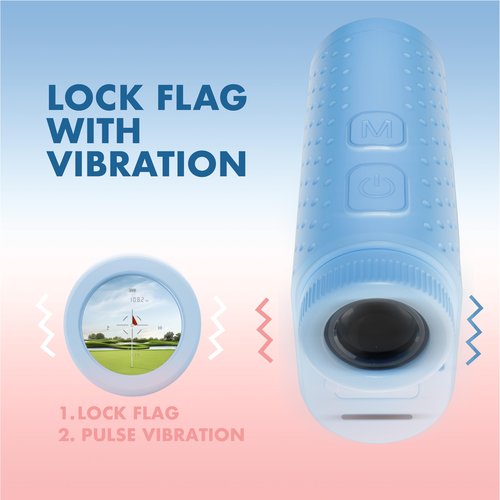 VOVEX Vista โ Golf Rangefinder with Slope & Vibration, Rechargeable, Magnetic Mount, Lightweight & Compact โ Golf Gift for Men, Women, Beginners & Seniors โ Tournament Legal
