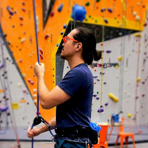 TWO STONES Belay Gasses | Climbing Glasses | Belay Glasses for Rock Climbing (Orange)