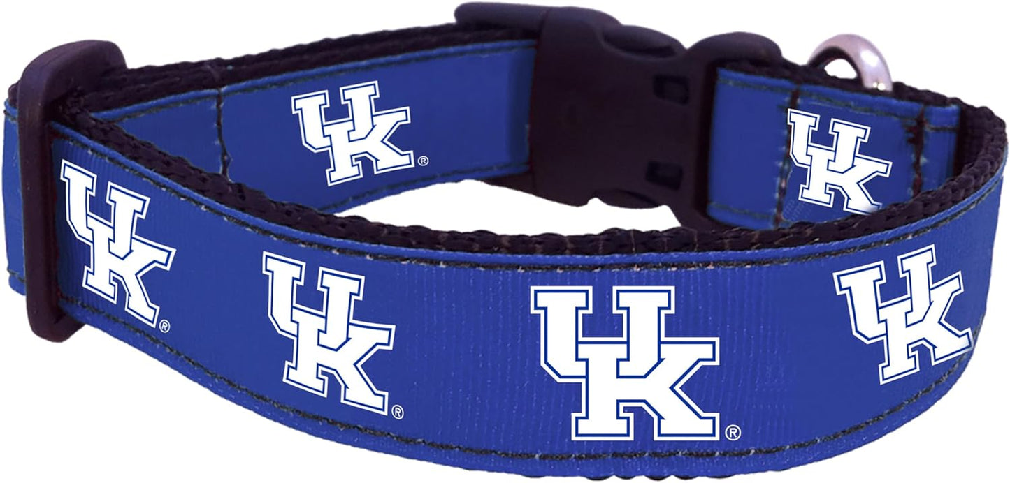 NCAA Kentucky Wildcats Dog Collar (Team Color, Small)
