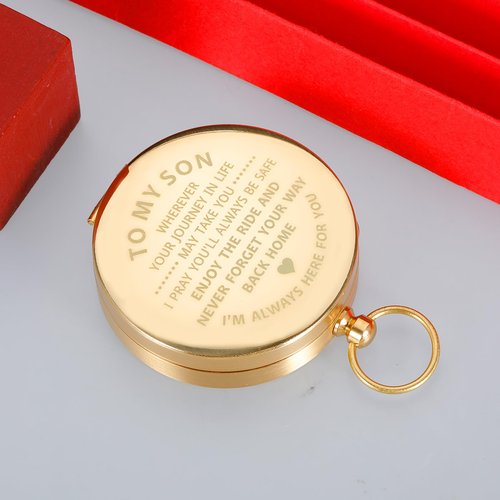 Stocking Stuffers for Teen Boys 5th 6th 8th Grade School Supplies White Elephant Gifts Mother to Son Father to Son Birthday Gifts for Stepson Camping Survival Compass Hiking Christmas