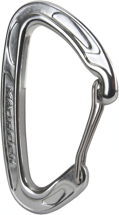 Mad Rock Ultra Light Straight Carabiner (Silver)