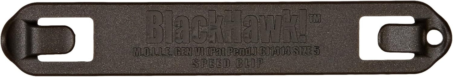BLACKHAWK Speed Clips (6-Pack #5), Black