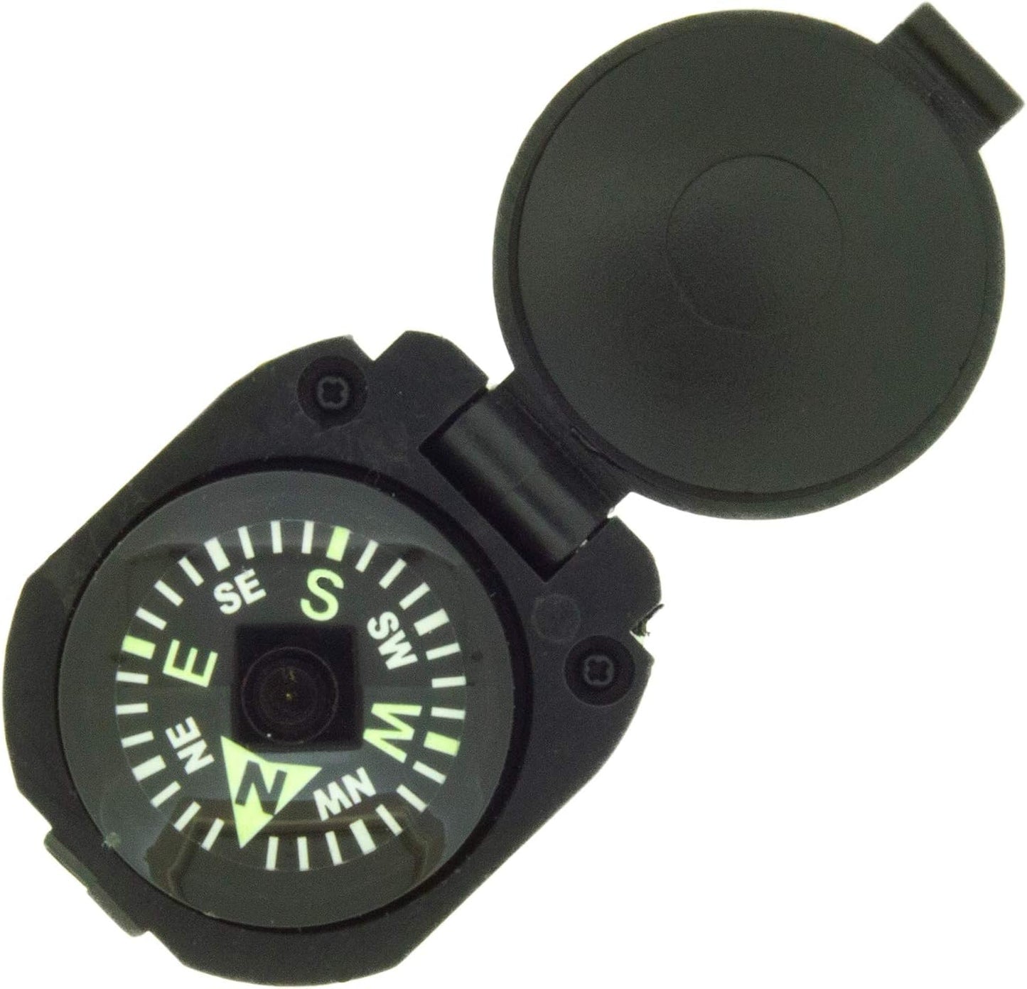 Sun Company Wrist Turtle - Armoured Wrist Compass with Closing Cover | Easy-to-Read Compass for Watch Band or Paracord Survival Bracelet