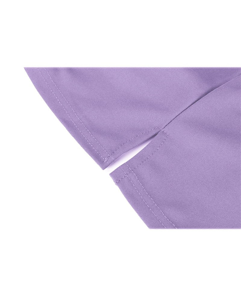 ZITY Mens Polo Shirt Short Sleeve Sports Tactical T-Shirt Athletic Golf Polos Daily Casual Stylish Collared Shirts for Men Lilac Large