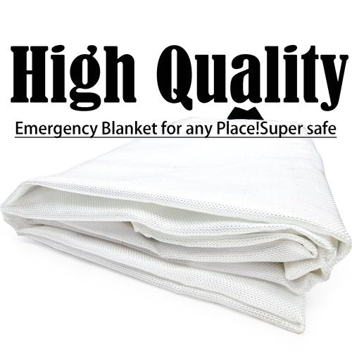 ZYIGYI 43 in Emergency Fire Blanket - 6 Pack Fire Suppression Blanket for Kitchen Home Fireplace Grill Office and 6 Pair Gloves