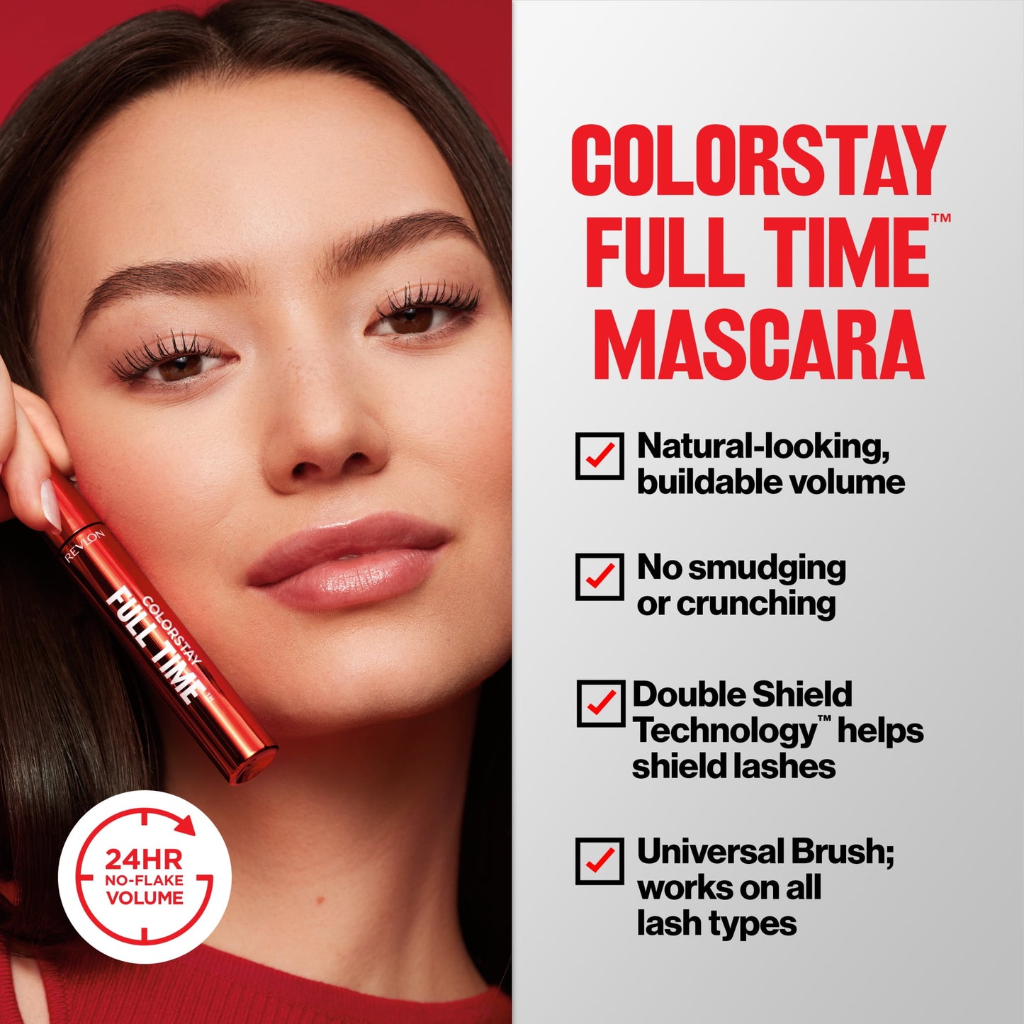 Revlon ColorStay Mascara | Buildable Volume | 401 Blackest Black