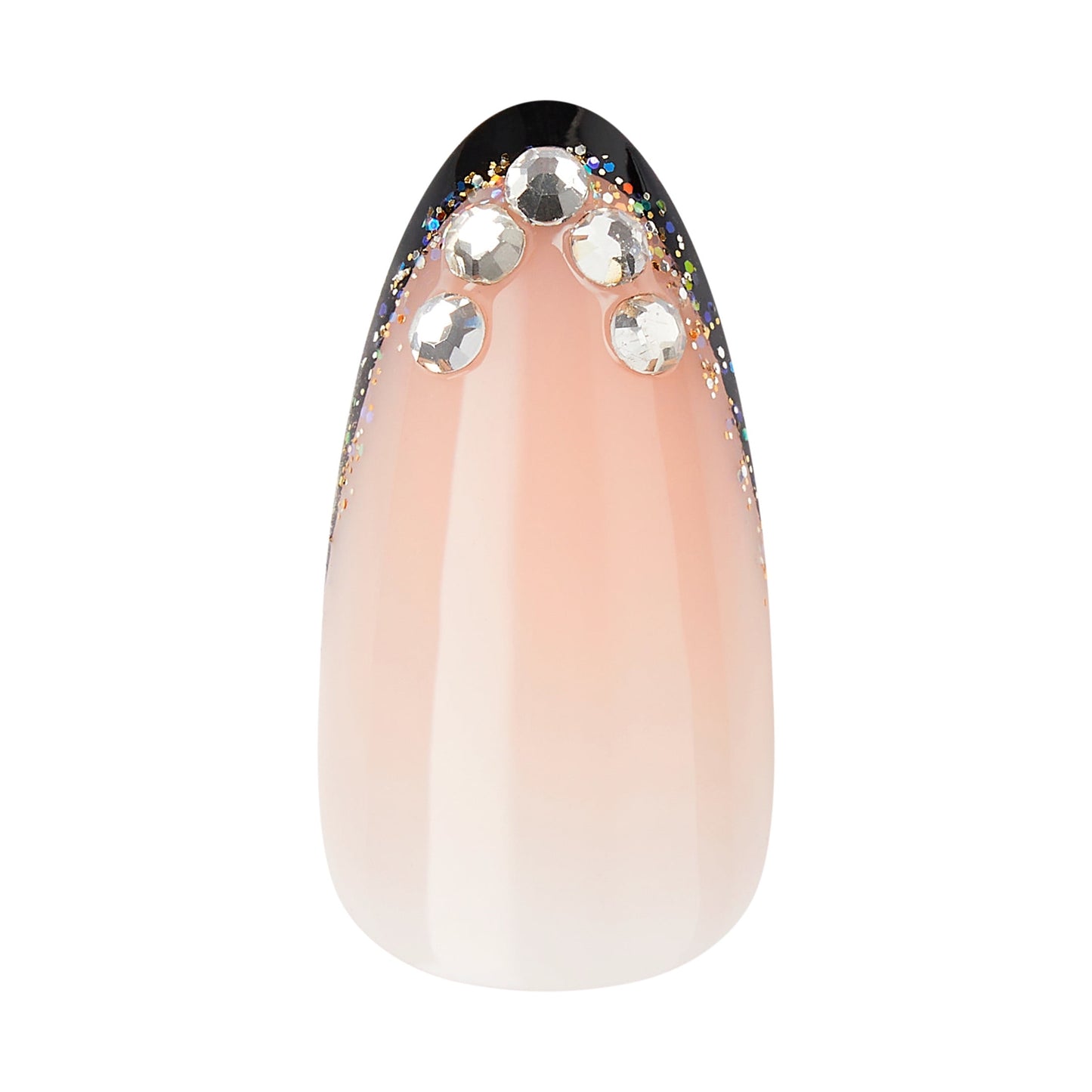 Press On Nails | KISS Masterpiece | Black Medium Almond | 30 Count