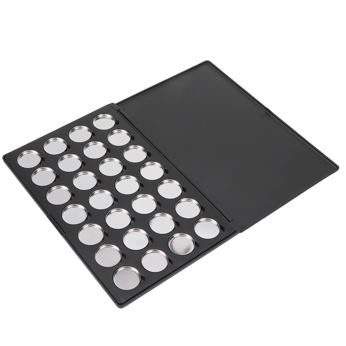 Empty Eyeshadow Palette | Portable DIY Makeup Case with Round Metal Pan