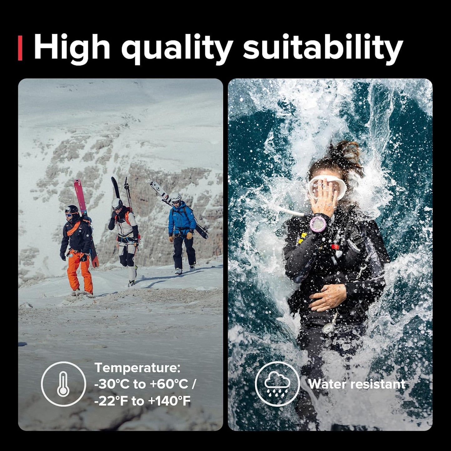 SUUNTO A-30 Compass: Compact, hiking compass with luminous markings in low light