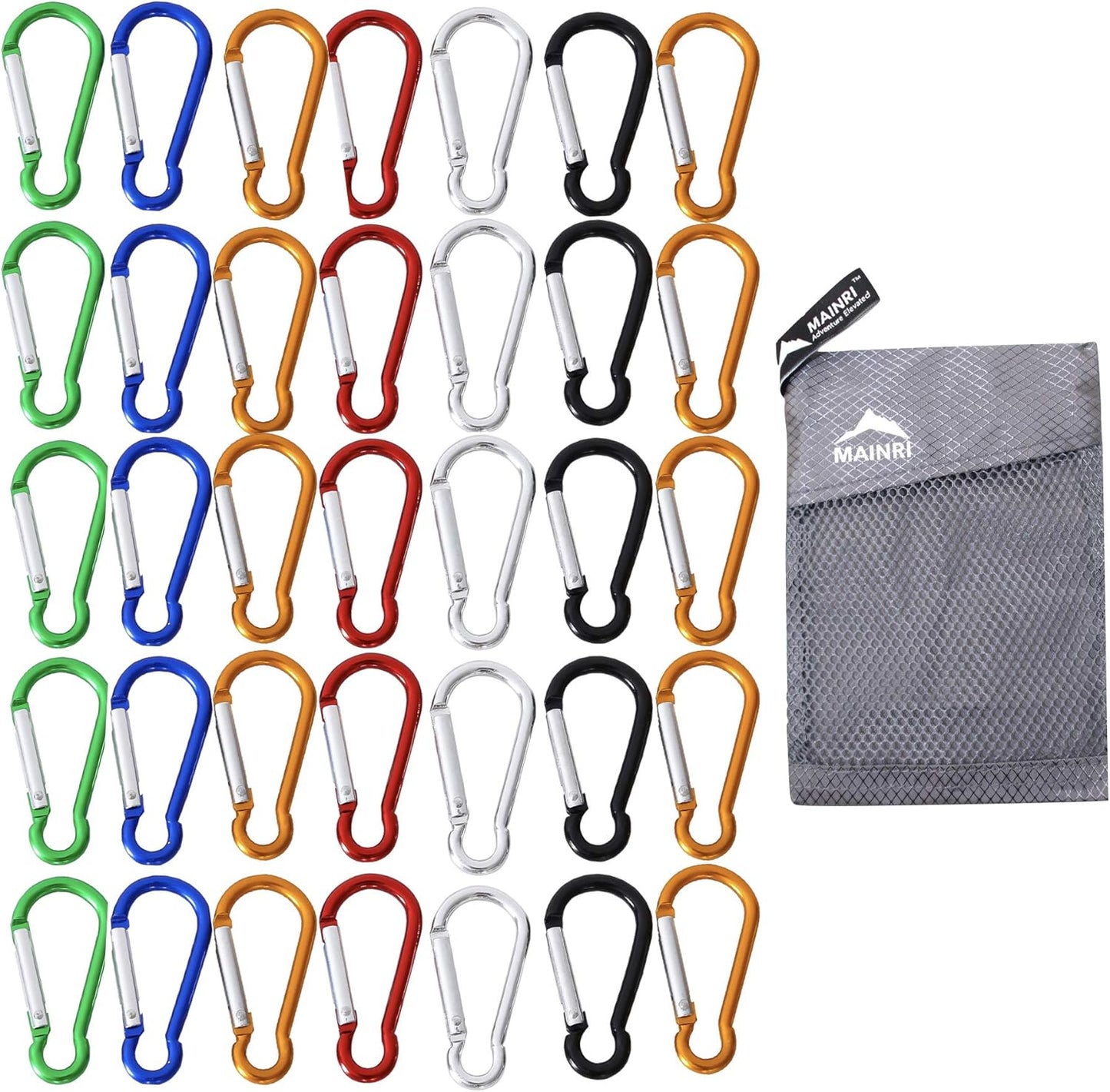 Carabiner Clip Keychain Small Carabiner Mini Carabiner Spring Aluminum Carabiner Outdoor Caribeaners Small Keychain Carabeaner Ring Carabiner Keychain Bulk Mini Keychain Clip