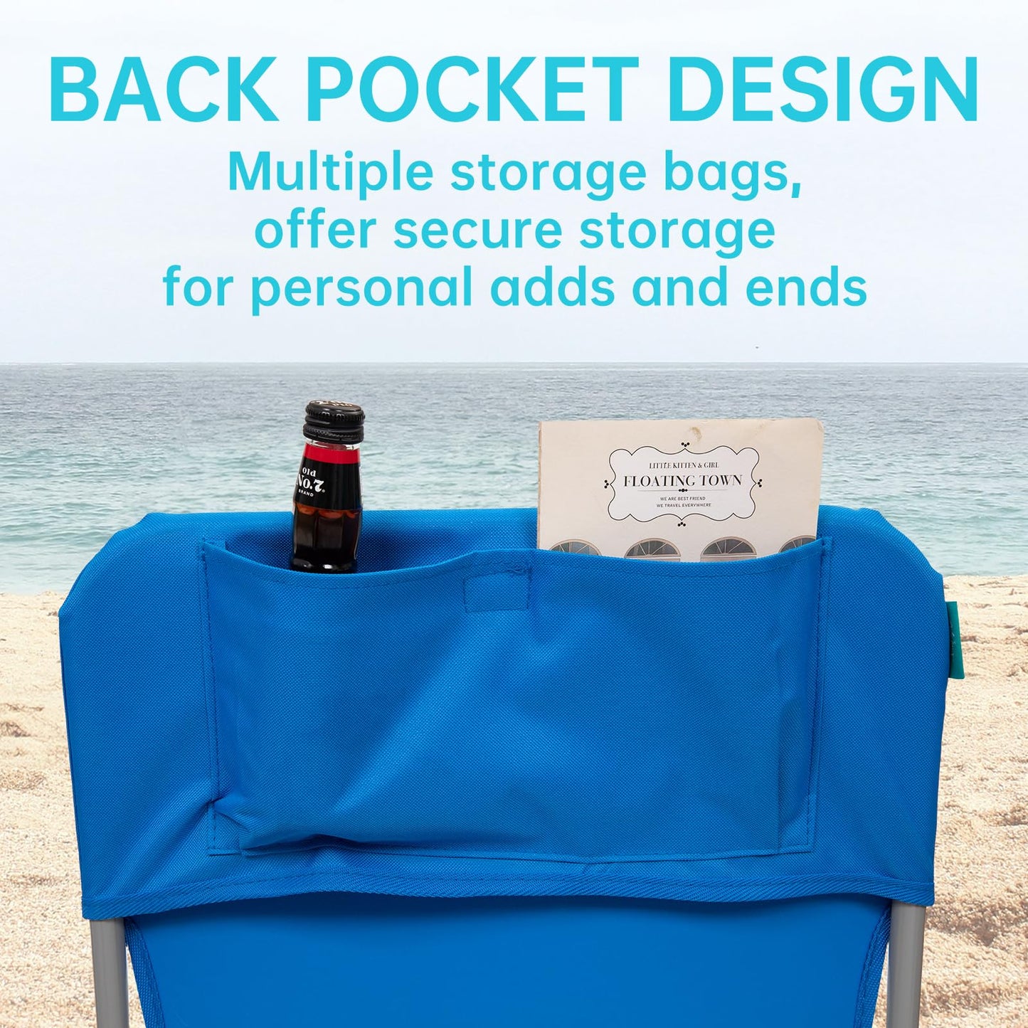 #WEJOY 2 Pack Folding Beach Chairs