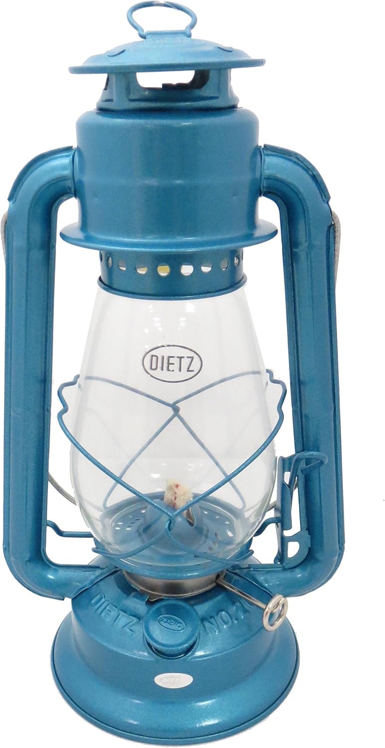 Junior Oil Burning Lantern #20 - Dietz Blue Outdoor Camping Light