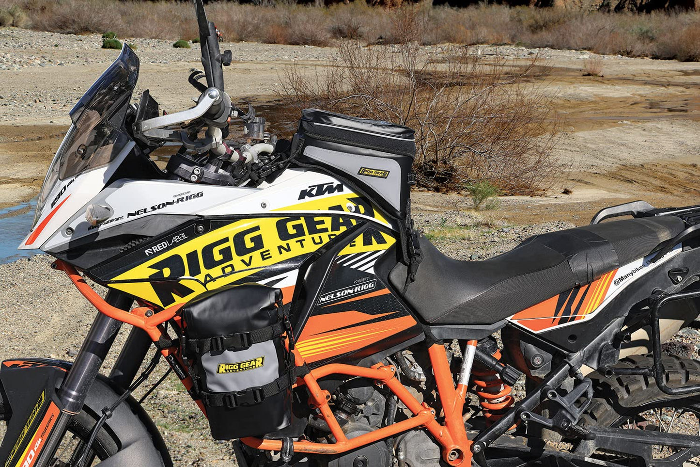 Nelson Rigg Waterproof Hurricane RiggPak Crash Bar/Tail Bag. Can Also Attach as a MOLLE Bag