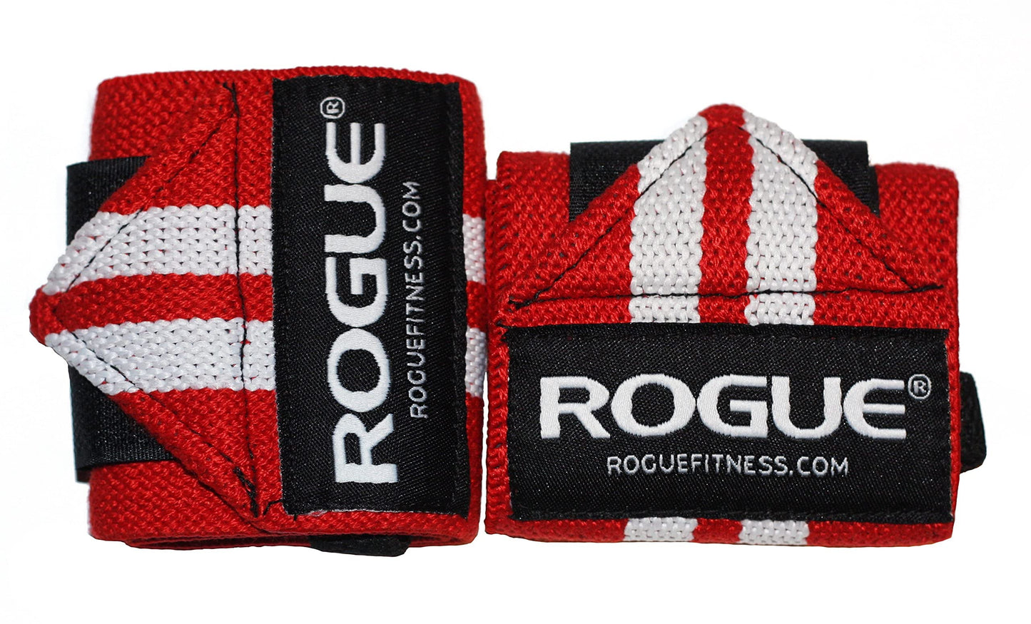 Fitness Wrist Wraps Red/White|Rogue Fitness Wrist Wraps (Red, 12")