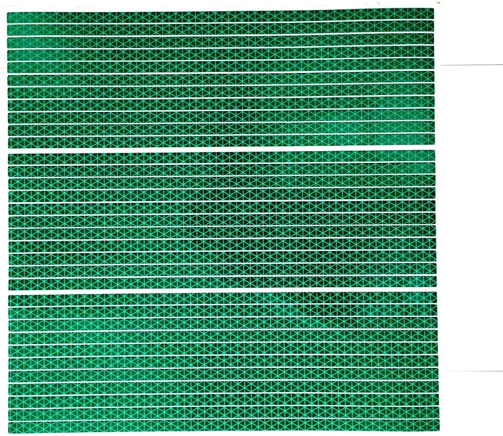 customTAYLOR33 High Intensity Reflective Straight Strips - (33) 12" Strips (Many Colors) (Red)