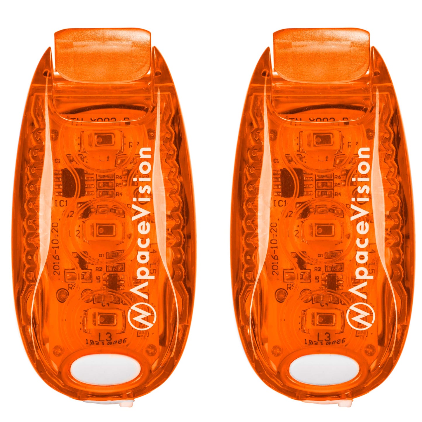 (2 Pack) - LED Safety Lights + EverLightFX USB Safety Lights