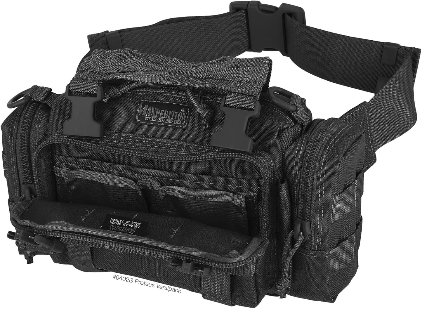 Maxpedition Unisex Adult Waist Proteus Versipack Black, Black