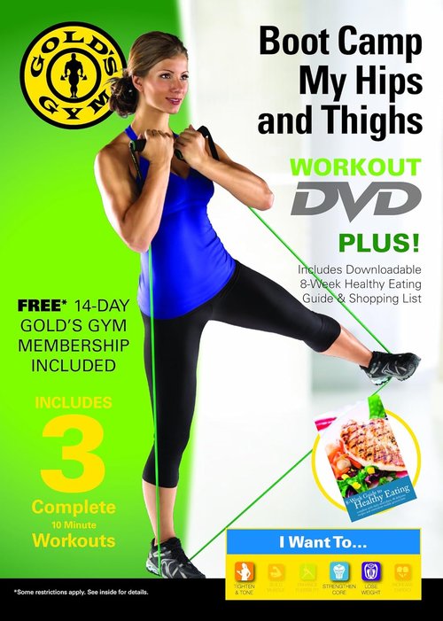 Gold's Gym Boot Camp My HIPS and Thighs Workout DVD