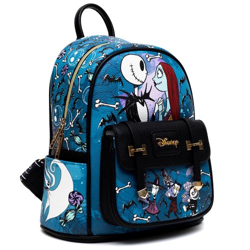 Wondapop Nightmare Before Christmas 11" Vegan Leather Fashion Mini Backpack
