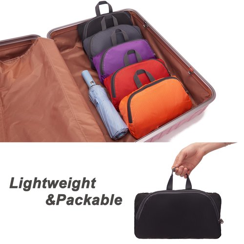 YZAOLL 30L Lightweight Packable Travel Hiking Backpack Daypack Foldable Backpack Water Resistant Daypack for Women Men