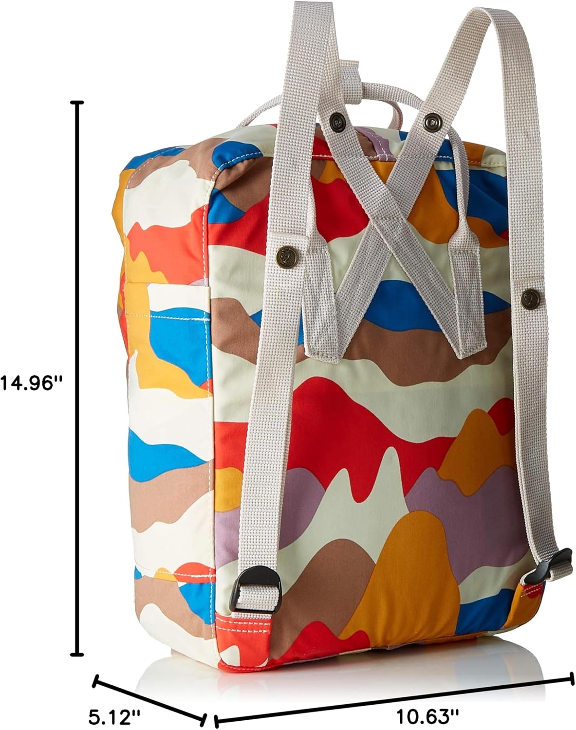 Fjallraven Kanken Art Special Edition Backpack, Spring Landscape (SPRLND/971), One Size