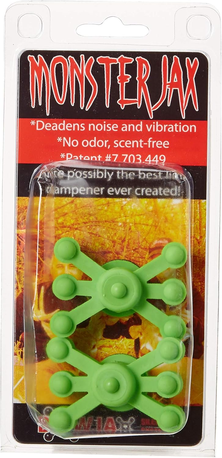 Bowjax Monster Jax Dampener Solid Limb Neon Green 2 Pk