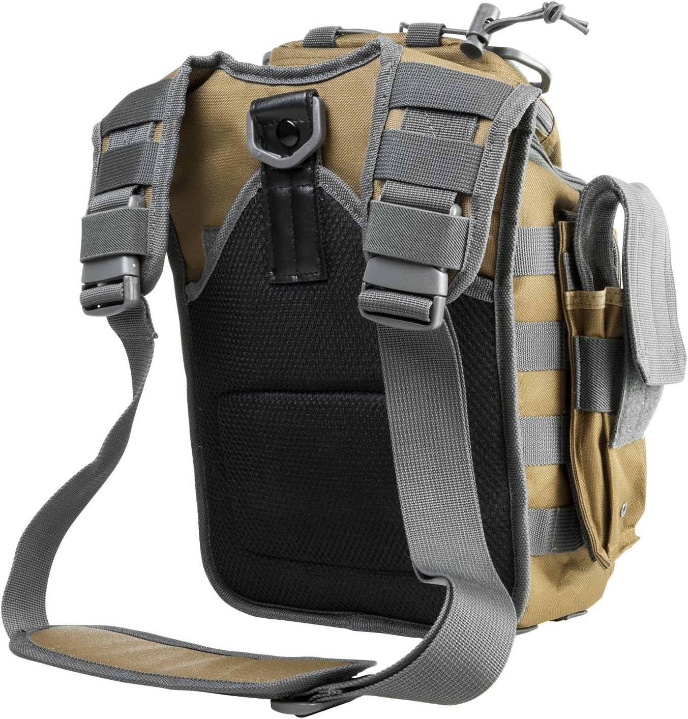 VISM by NcSTAR CVFRB2918TU First Responders Utility Bag, Tan with Urban Gray