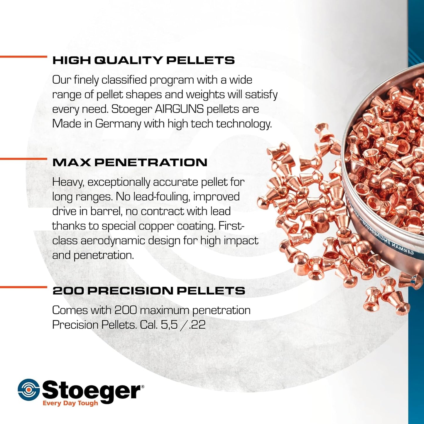 Stoeger X-Series Pellets - for Practice and Precision Targets