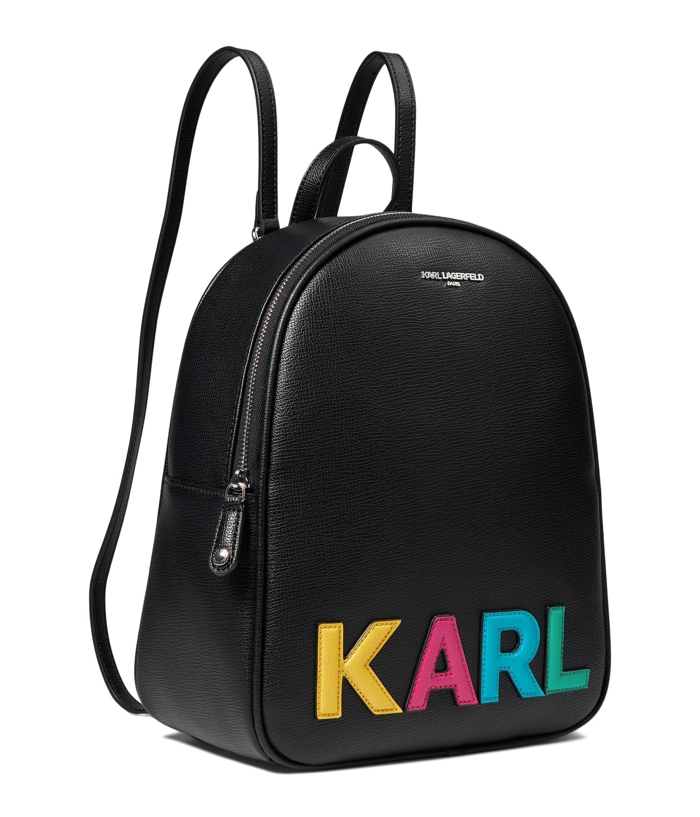 Karl Lagerfeld Paris Adele Backpack, Jet Black/Multi