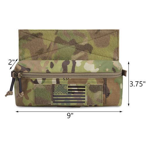 PETAC GEAR Tactical Mini Drop Pouch Fanny Pack Tool Pouch for Vest (MC)