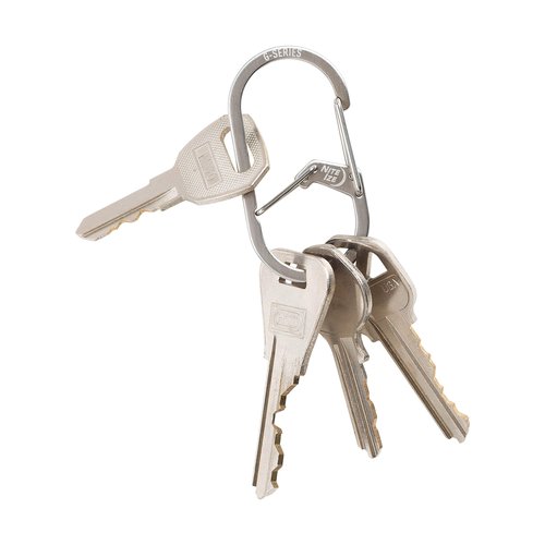 Nite Ize GS2-11-R6 G-Series Dual Chamber Carabiner, Size #2 2-Pack, Stainless Steel