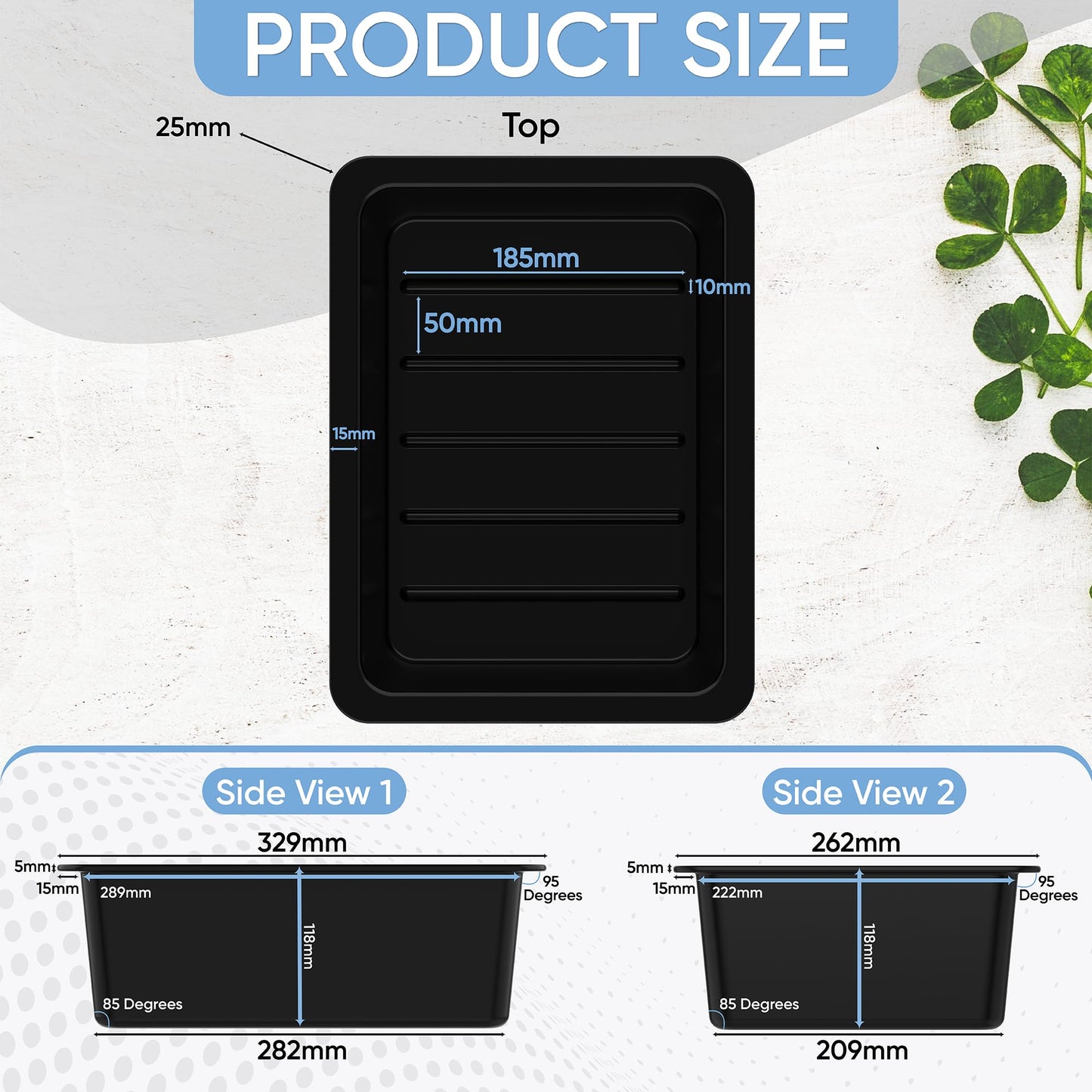 Jmoe USA Dry Basket for RTIC 52QT & 72QT Ultra-Light Cooler | BPA-Free Tough Plastic | Specially Designed, Durable, Food-Safe | Storage Tray for Electronics, Utensils, Dry Goods, and More | 1-Pack
